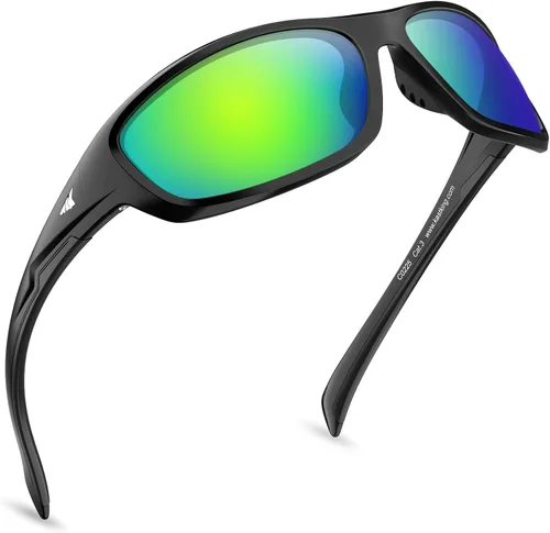 Miniatura 14 de KastKing Hiwassee - Gafas de sol deportivas polarizadas para hombres y mujeres, gafas de sol envolventes para pesca, ciclismo y correr, protección
