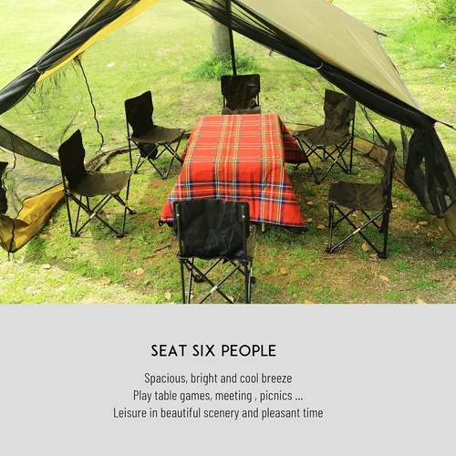 Miniatura 5 de Preself Screen House for Hammock Canoe Picnics Backyards Backpacking Camping Beach in Summer