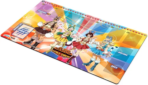 Miniatura 5 de Jasco My Hero Academia - Juego de cartas coleccionables de la serie 3 Wild Wild Pussycats Tapete de juego de goma de 18 x 24 pulgadas A partir