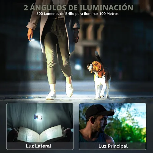 Miniatura 3 de Linterna recargable EDC con clip, 10 modos de iluminación, 2 ángulos de iluminación, mini linterna de carga USB C magnética para el hogar, regalo