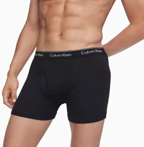 Miniatura 3 de Calvin Klein Calzoncillos Bóxer Brief Clásicos de Algodón para Hombre (3 unidades)