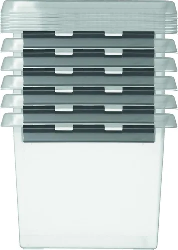 Miniatura 3 de Sunware 78800609 Q-Line - Caja de almacenamiento, transparente, 22 litros