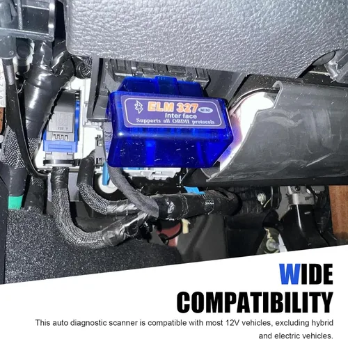 Miniatura 7 de Herramienta de diagnóstico OBDII para automóvil, ELM327 Escáner de datos del motor para monitoreo en tiempo real, herramienta portátil de lectura
