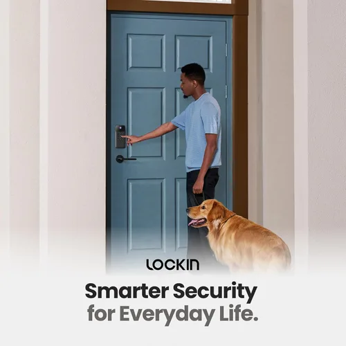 Miniatura 9 de Lockin Venoris Go – Cerradura inteligente – Cerradura de puerta de entrada sin llave de vena de palma – 5 métodos de desbloqueo, WiFi integrado