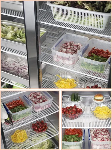 Miniatura 6 de Refrigerador comercial, ATOSA MBF8005 Doble 2 puertas lado a lado de acero inoxidable Alcance en refrigeradores comerciales para restaurantes