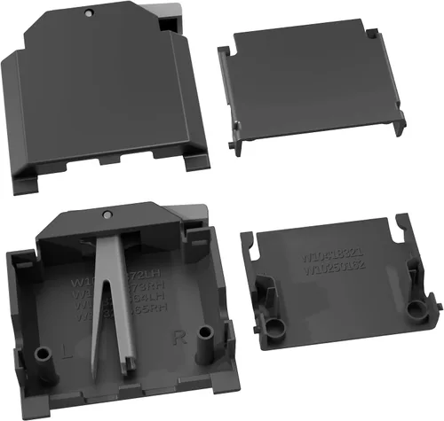 Ajustador de rejilla para lavavajillas W10195372 W10195373 - Carcasa izquierda derecha para Whirlpool Lavavajillas Top Rack Parts, WDT750SAHZ0