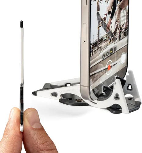 Miniatura 9 de GEOMETRICAL Trípode de bolsillo PROv2 - Soporte tamaño tarjeta, para iPhone, kit universal azul alienígena