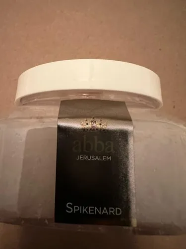 Miniatura 3 de Sales de baño Spikenard – tarro de 8 onzas – ABBA Jerusalem : disfruta de las propiedades terapéuticas de la sal del mar muerto de Israel. Date una