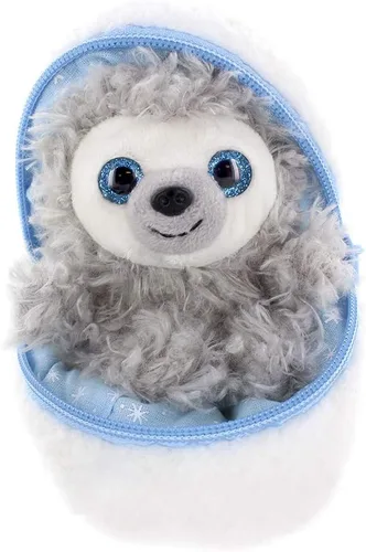 Miniatura 14 de Plushland Bola de Nieve Animal de Peluche con Cremallera Animales de Peluche Lindos Surtido de Juguetes Blandos para Novia, Familiares y Amigos