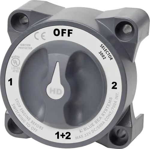 Blue Sea Systems SELECTOR DE BATERÍA 3002 HD 4POS