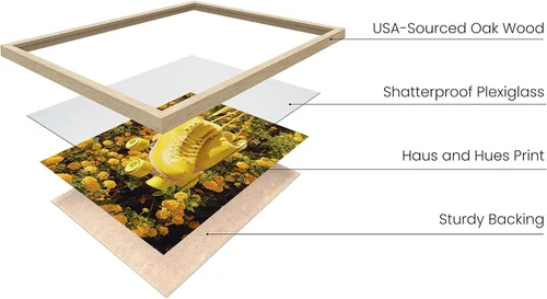 Miniatura 69 de Haus and Hues Arte de pared amarillo – Pósteres estéticos con cita para adolescentes, pósteres estéticos para dormitorio, niñas, impresión artística