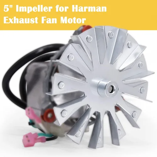 Miniatura 3 de Impulsor de hoja de ventilador de escape de doble paleta de 5 pulgadas para Harman P68, XXV, P43, Advance, P61, P38, Accentra 52i, P61A, PF100