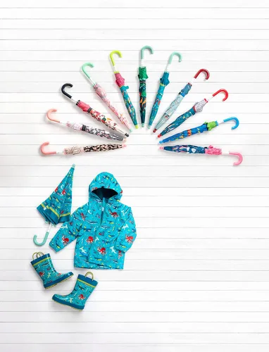Miniatura 10 de Stephen Joseph Paraguas unisex para niños tiburón talla única de EE UU Tiburón