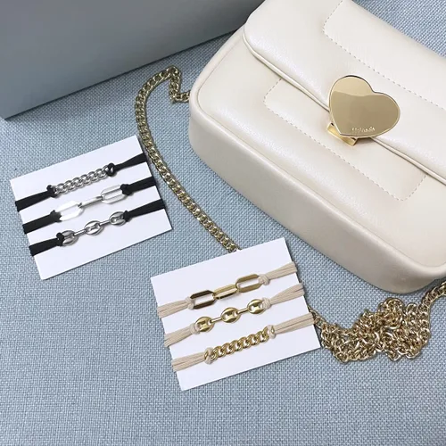 Miniatura 7 de Bandas elásticas para el cabello para mujer, ligas elásticas para el cabello grueso y fino, bandas para el cabello para coleta, accesorios