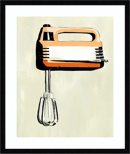 Miniatura 14 de Amanti Art Lienzo decorativo para pared enmarcado de 21 x 17 pulgadas, aparato de cocina retro III por Annie Warren, arte de pared de cocina