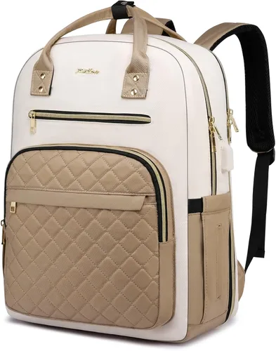 Miniatura 17 de YAMTION Mochila para mujeres y adolescentes, mochila escolar TSA para laptop con USB para estudiantes universitarios, negocios, oficina, trabajo