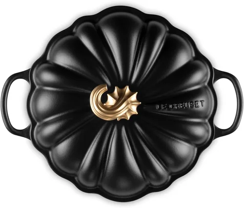 Miniatura 3 de Le Creuset Cocotte de calabaza de hierro fundido esmaltado, 4 cuartos de galón., regaliz