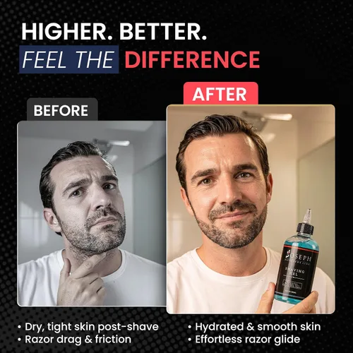 Miniatura 2 de Gel de afeitado transparente con aloe vera, gel de afeitar transparente para hombres, deslizamiento suave, fórmula hidratante y refrescante, sin