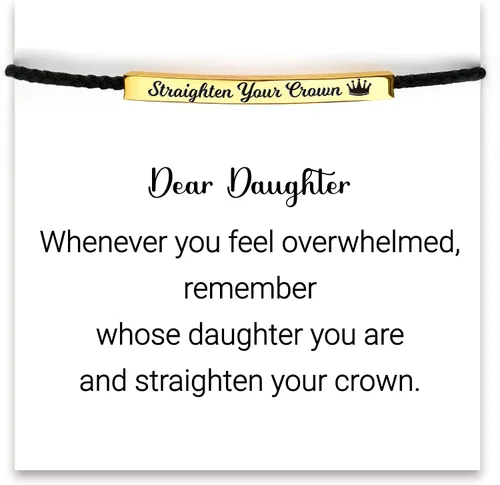 STORYJEWELLERY Mother Daughter Bracelets, Tube Bracelet for Mom and Daughter, Daughter Gifts from Mom, Mother Daughter Gifts, Gifts for Mom from