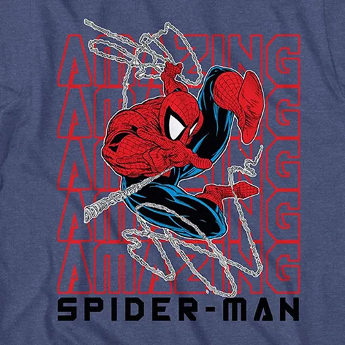 Miniatura 2 de Marvel Boys Comics Avengers Shirt Spiderman, Ironman, Capitán América y Hulk Tee Throwback Classic T-Shirt