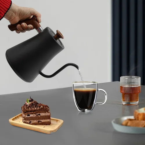 Miniatura 8 de Hervidor eléctrico de cuello de cisne con control de temperatura ajustable, calentamiento rápido de 1200 W, caldera de agua eléctrica con cable