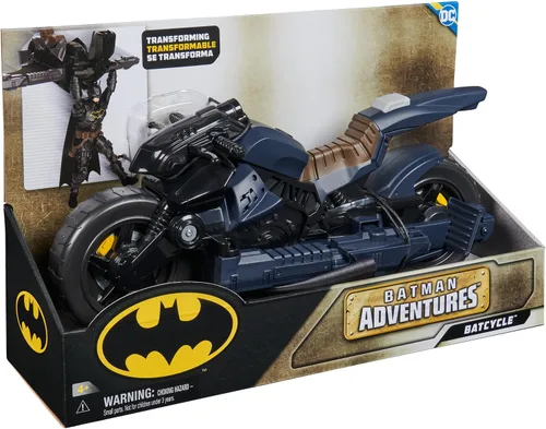 Miniatura 8 de DC Comics, Aventuras de Batman, Batcycle de Batman, Batcycle y Batglider Transformables 2-en-1, Figura Compatible, Juguete de Súper Héroe para Niños