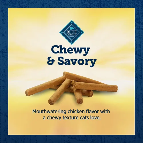Miniatura 6 de Blue Buffalo True Chews Sticks - Golosinas naturales para gatos, receta de pollo, golosinas carnosas y saladas fabricadas en los Estados Unidos