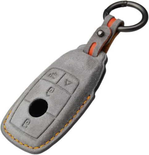 Miniatura 9 de Cubierta de llave de cuero para Mercedes-Benz A C E S CLA CLS GLA GLB GLC GLE GLS G Glass