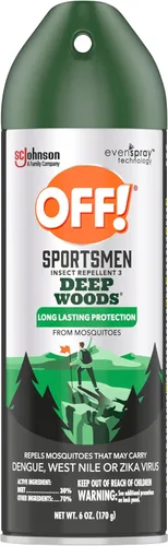 Miniatura 2 de OFF! Deep Woods Sportsmen - Spray repelente de insectos para caza, campamento y pesca, 6 onzas (paquete de 2)
