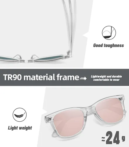 Miniatura 5 de MEETSUN Polarized Sunglasses for Women Men Classic Retro Square Frame Driving Sun Glasses UV Protection
