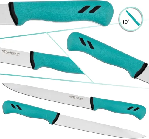 Miniatura 2 de YOUSUNLONG Cuchillo de trinchar de 8 pulgadas – Hoja de acero de molibdeno de alto carbono – Cuchillos para cortar carne – Mango ergonómico