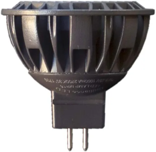 Miniatura 2 de Brilliance MR16 LED de 4 vatios, 3000K, 30 grados, 8-‐25 VAC, regulable, corriente máxima de 0.6 A