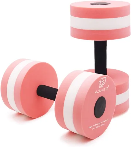 Miniatura 8 de Mancuernas acuáticas, 2 unidades, de espuma para ejercicio aeróbico en agua, mancuernas de resistencia para piscina, barras de mano para ejercicios