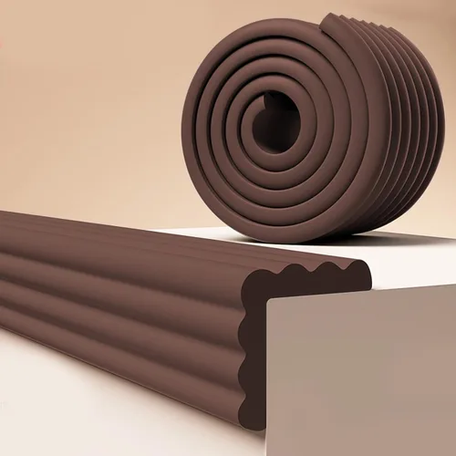 Miniatura 12 de Protectores de esquina a prueba de bebés, protectores de borde de espuma suave de 6.5 pies para muebles, tiras adhesivas para parachoques de mesa