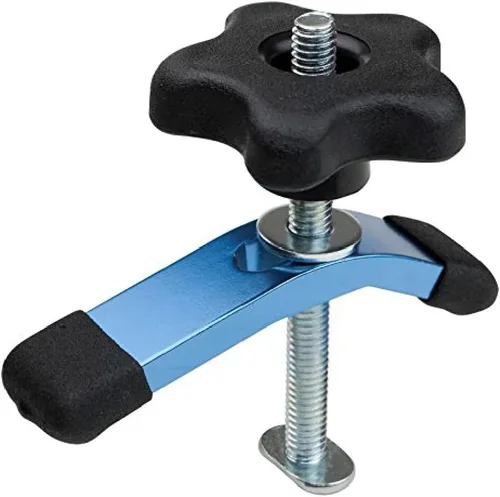 Miniatura 11 de POWERTEC 71168-P2V Abrazadera de retención T-Track, 5-1/2" L x 1-1/8" W, paquete de 4, abrazaderas de riel en T para carpintería