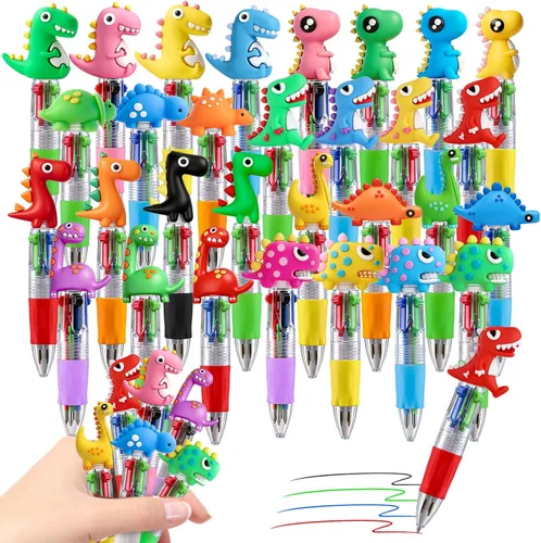Miniatura 10 de CZWZ 8 piezas de bolígrafos de cuentas navideños, bolígrafos de plástico con cuentas y cuentas de silicona multicolor, bolígrafos navideños