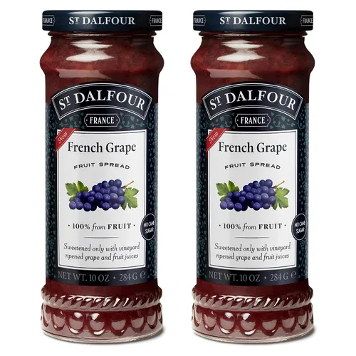 Miniatura 11 de St. Dalfour Untable de frutas de arándanos, 10 onzas, 100% de frutas, sin ingredientes artificiales, sin OMG, sin azúcar de caña, todo natural