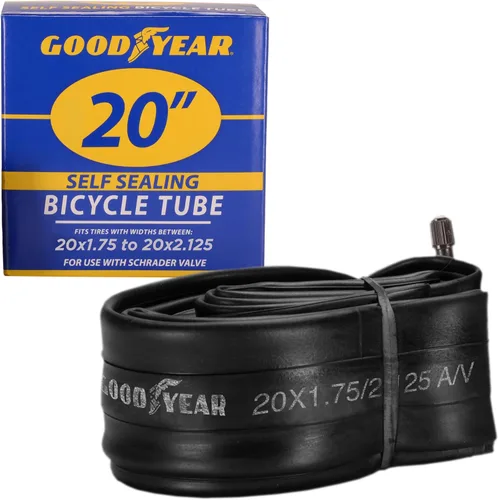 Miniatura 20 de Tubo de Bicicleta Goodyear con Goma de Butilo - Tubos de Bicicleta Confiables para Ciclismo Premium