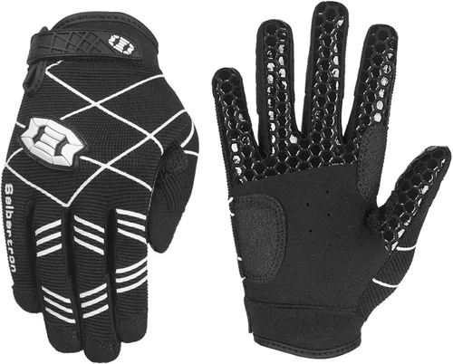Miniatura 15 de Seibertron B-A-R PRO 2.0 - Guantes insignia de bateo para béisbol, sóftbol y Teeball, con super agarre, ajuste de dedo, múltiples tamaños 11 + 5
