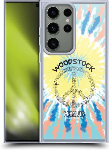 Miniatura 130 de Head Case Designs Funda de gel Woodstock 50th con licencia oficial de Peanuts Snoopy Guitar 1969 [protección de grado militar] compatible