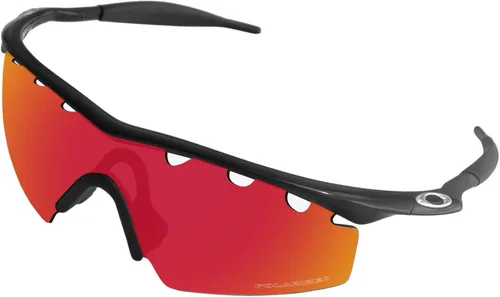 Miniatura 2 de BroLizard - Lente polarizada de repuesto para gafas de sol Oakley M Frame Strike ventiladas, rojo