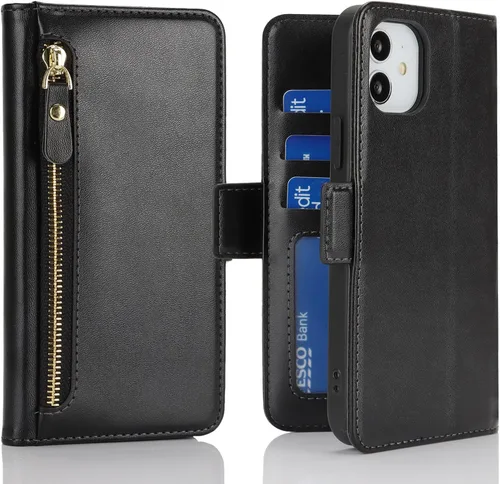 Miniatura 15 de Havaya Funda compatible con iPhone 11, cartera MagSafe con tarjetero - Funda magnética desmontable 2 en 1 - Ranuras para tarjetas de crédito