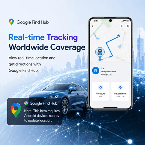 Miniatura 3 de Rastreador GPS para Vehículos, Rastreador de Automóvil Magnético Impermeable, Sin Cuotas Mensuales, Rastreador GPS Mini Portátil para Autos