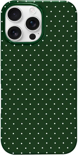 Miniatura 17 de Hython Funda para iPhone Air, diseño estético de lunares lindos, funda simple de 6.5 pulgadas, delgada, antiarañazos, parachoques de TPU suave, a