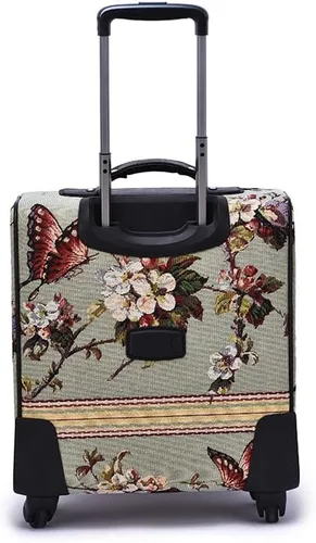 Miniatura 2 de Mellow World Maleta vertical con ruedas para mujer (mariposa), Mariposa, Maleta vertical con ruedas giratorias