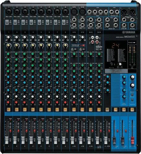 Miniatura 13 de Mezclador estéreo compacto de 6 entradas Yamaha MG06, Negro