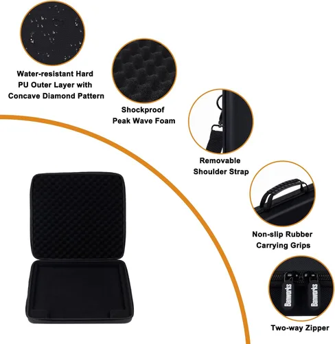 Miniatura 4 de Bolsa de transporte para controlador MIDI Banworks de poliuretano con carcasa rígida, ajuste personalizado para Ableton Push 3