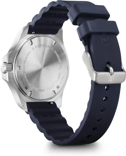 Miniatura 4 de Victorinox INOX Reloj V con esfera blanca y correa de goma azul Azul