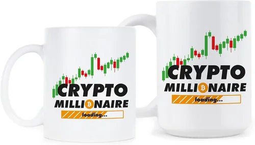 Miniatura 2 de We Got Good Crypto Millionaire Loading Mug Cryptocurrency Taza de café Crypto Meme Tazas Regalo