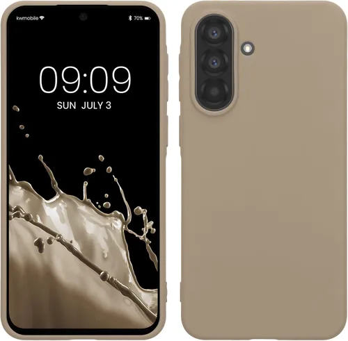 Miniatura 161 de kwmobile Funda compatible con Samsung Galaxy A23 4G / 5G - Funda de silicona TPU metálica suave y delgada - Rojo oscuro metálico